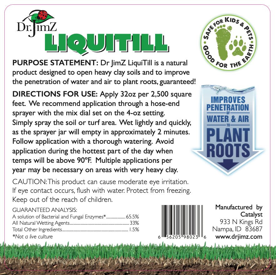 Liqui-Till™ For Clay Soil (More Drainage) Fertilizer Dr Jimz