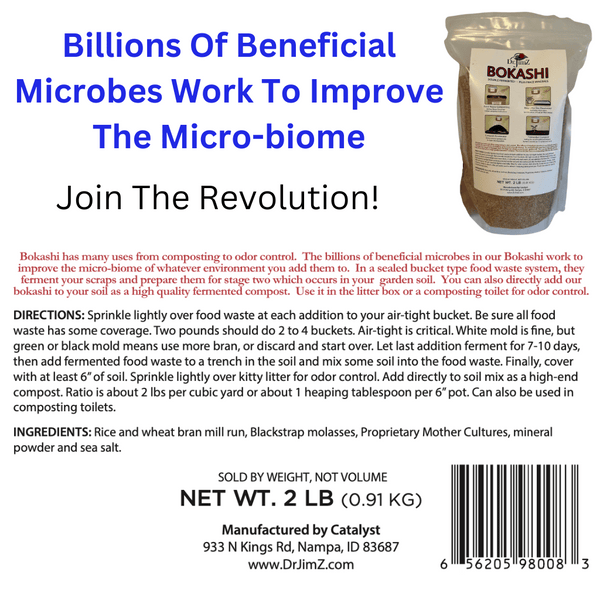 Dr. JimZ Bokashi® | Fermented Compost | Compost Accelerator