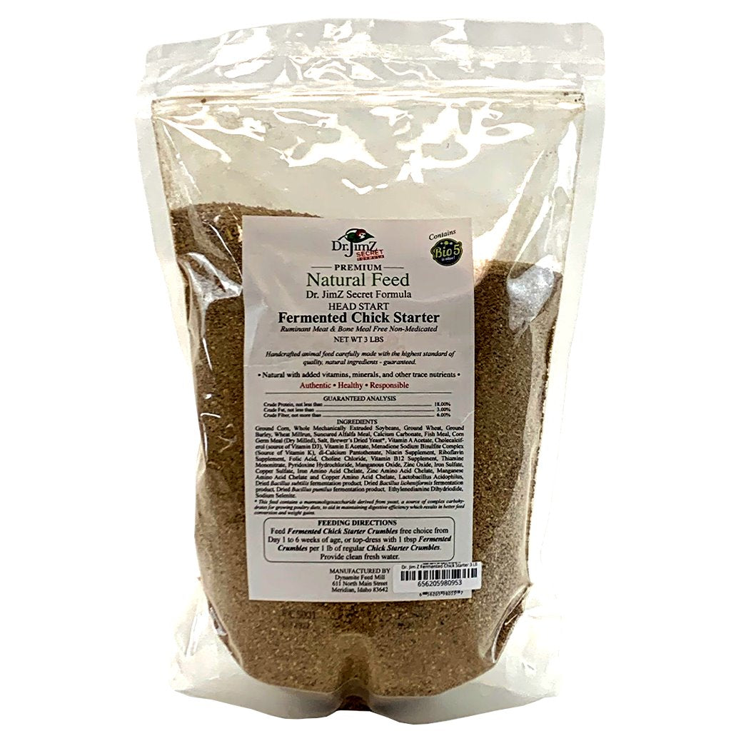 Fermented Chicken Feed - 16% Lay Pet Vitamins &amp; Supplements Dr Jimz 